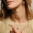 Collier réversible LÉGENDE - Argent et Lapis-Lazuli