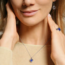 Collier réversible LÉGENDE - Argent et Lapis-Lazuli