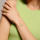 Bracelet  réversible LÉGENDE - Argent et Nacre