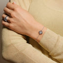 Bracelet  réversible LÉGENDE - Argent et Lapis-Lazuli