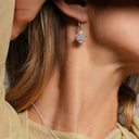 Boucles d'oreilles  réversible LÉGENDE - Argent et Lapis-Lazuli
