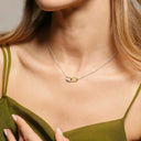 Collier STYLES – Maillons élégants en Argent Bicolore