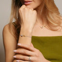 Bracelet STYLES – Maillons élégants en Argent Bicolore