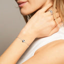 Bracelet PASSION – Cœur-cadenas en Argent et Oxyde de Zirconium