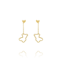 Boucles d'Oreilles LÉGENDE Oursons dorés