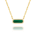 Collier STYLES  Malachite